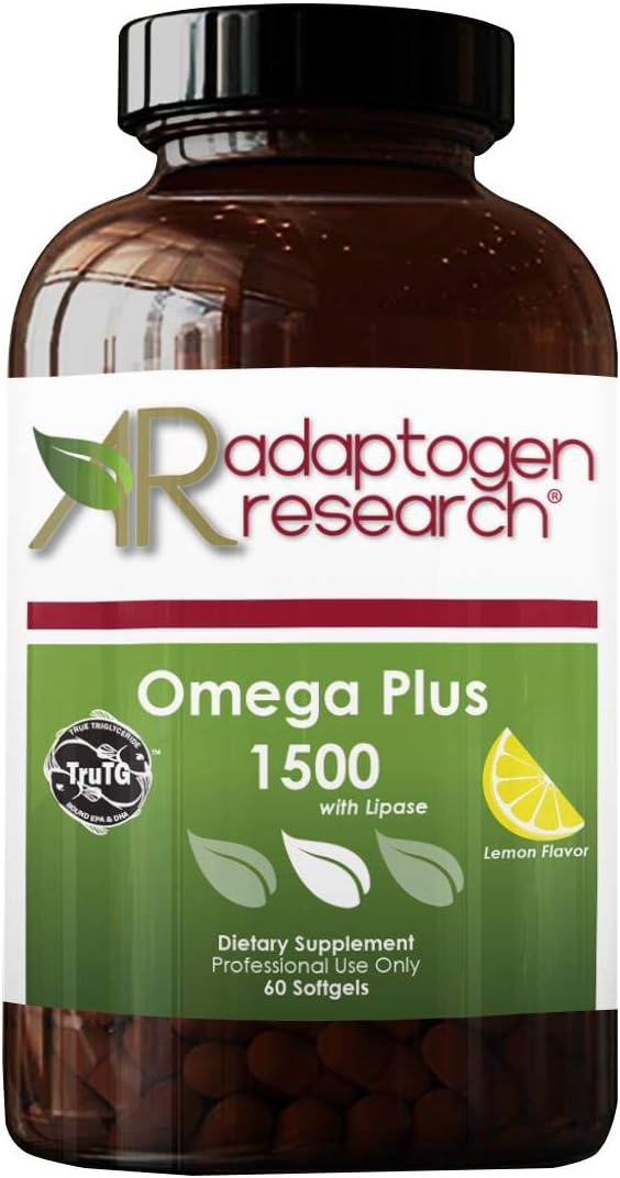 Omega Plus 1500 | 1500Mg Of The Omega 3 Fatty Acids Epa & Dha | Fish Oil In The Triglyceride Form Plus Lipase For Maximum Absorption | No Aftertaste | 60 Softgels : Health & Household
