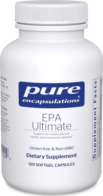 Pure Encapsulations Epa Ultimate - Eco-Friendly Supercritical Co2 Extracted Epa Fish Oil Concentrate - 120 Softgel Capsules