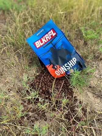 Black Rifle Coffee Company Gunship Roast (Light Roast) Whole Bean Coffee, 12 Ounce Bag Of Coffee Beans, Light Roast Coffee Beans, Light Caramel Tasting Notes And An Ultra Smooth Finish