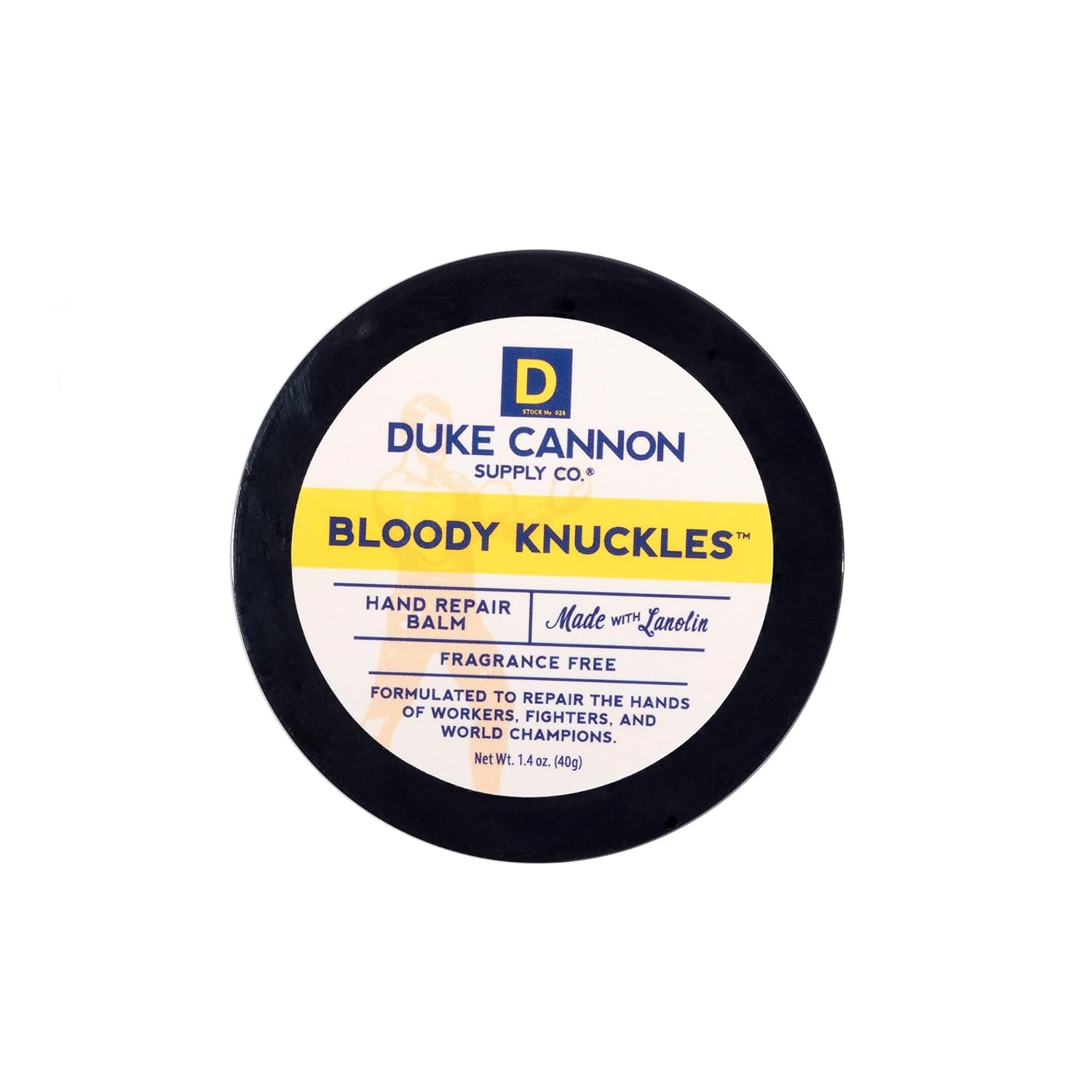 Duke Cannon Bloody Knuckles Hand Repair Balm - Unscented Moisturizer, Repair And Revitalize Dry, Cracked Skin, Ideal For Workers And Fighters, 1.4 Oz. : Beauty & Personal Care