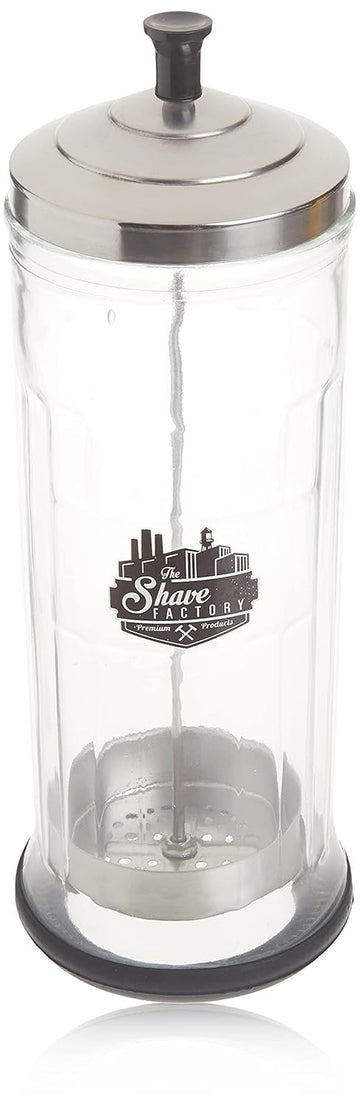 Shaving Factory Professional Grade Disinfectant Jar, Large, 37 Ounce