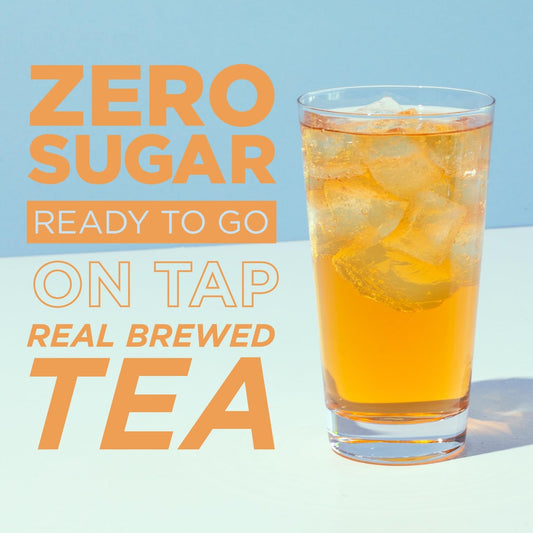 Splenda Premium Sweet Tea On Tap, 1 Gallon Bag In Box Ready To Drink Liquid, White Peach Green Tea, 128 Fl Oz, Packaging May Vary