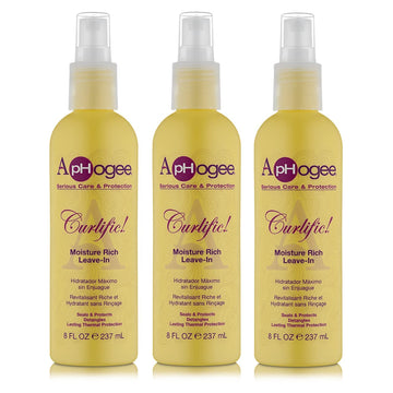Aphogee Curlific Moisture Rich Leave-In 8Oz 3Pck