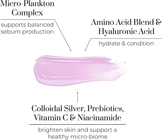 Oskia Violet Water Hydra Gel โ Lightweight Gel Moisturiser With Colloidal Silver & Niacinamide For Blemish Prone Skin