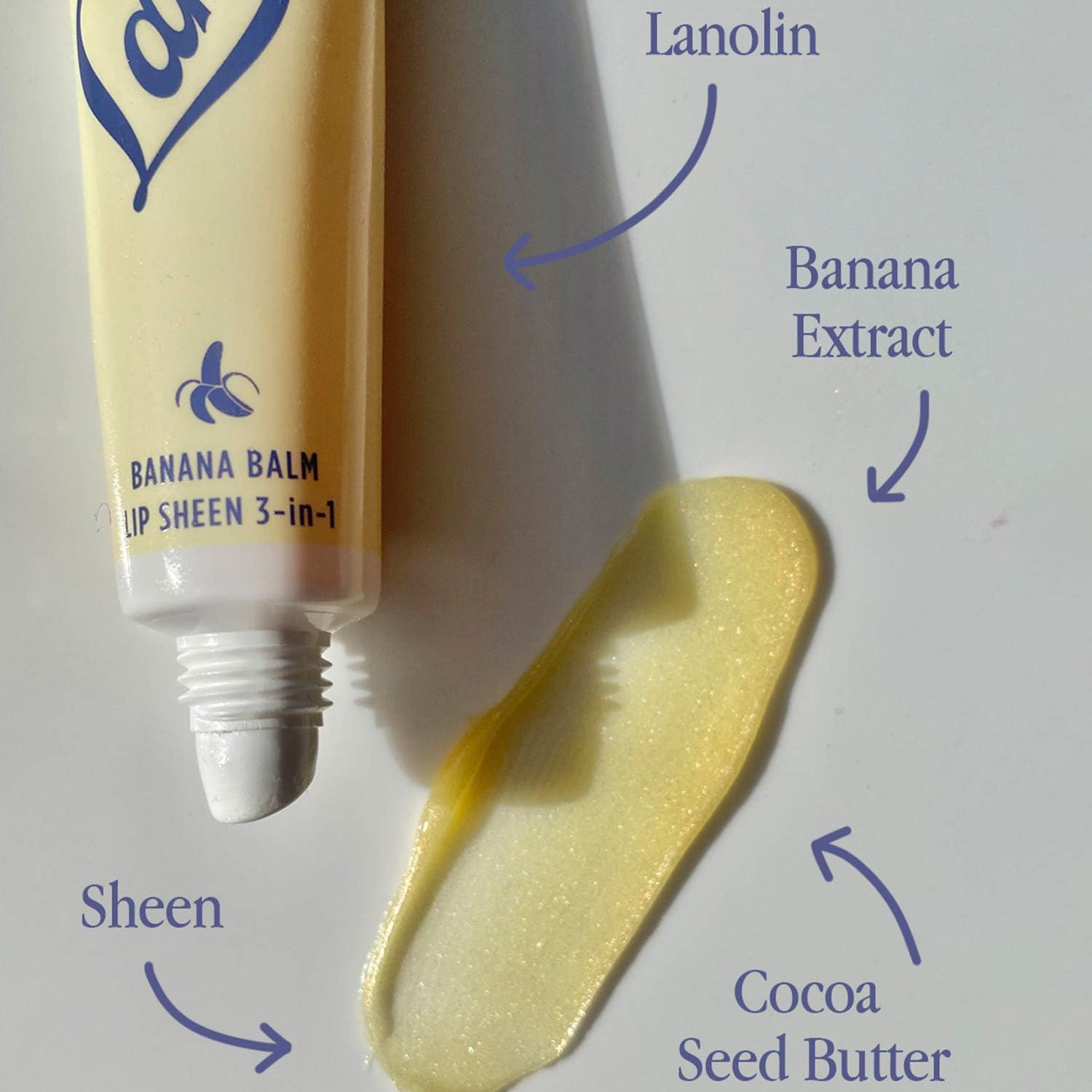 Lanolips Banana Balm Lip Sheen 3-In-1