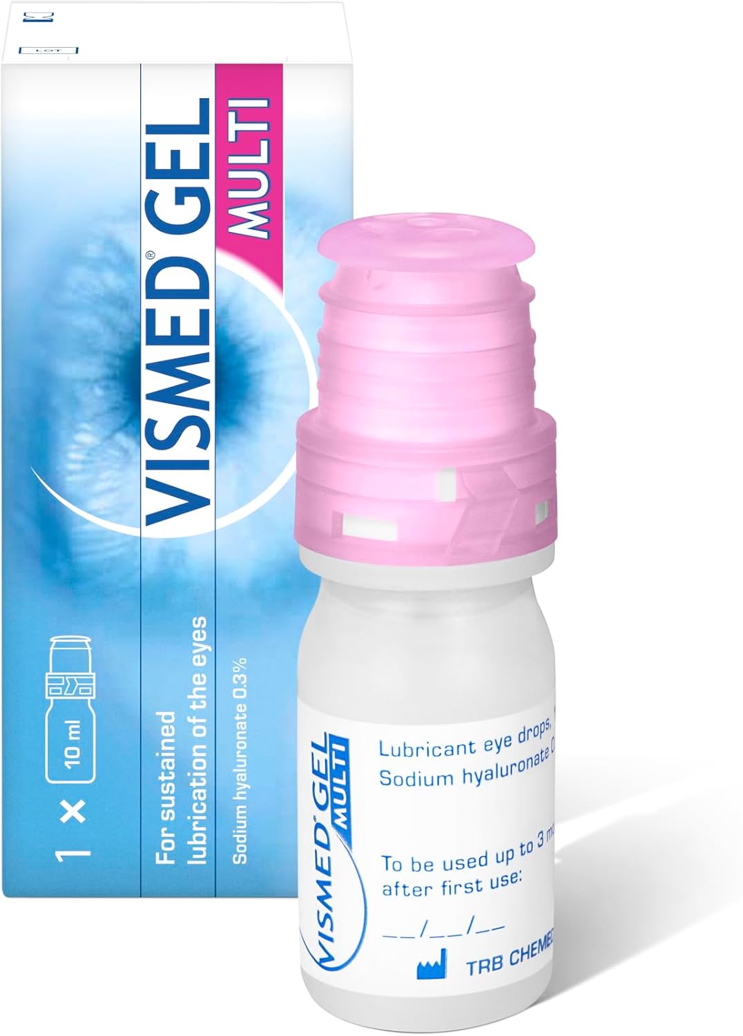 Vismed Gel Multi Preservative Free Eye Drops - Sh 0.3% Lubricating Eye Gel, 10 Ml