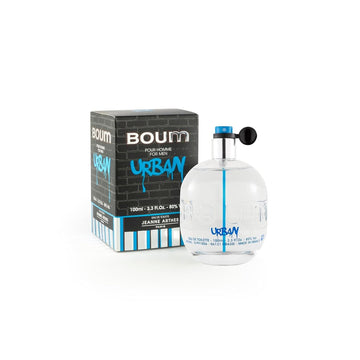 Boum Homme Urban Eau De Toilette - Spray Perfume For Men - Fruity Floral Scent - Notes Of Apple, Geranium, Bergamot- Made In France - 3.38 Fl.Oz