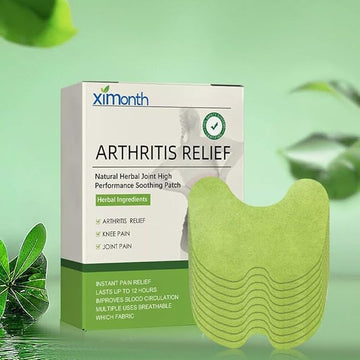 Bone Joint Herbal Patches – Natural Knee and Joint Comfort Support – Long-Lasting Relief – 12 Patches