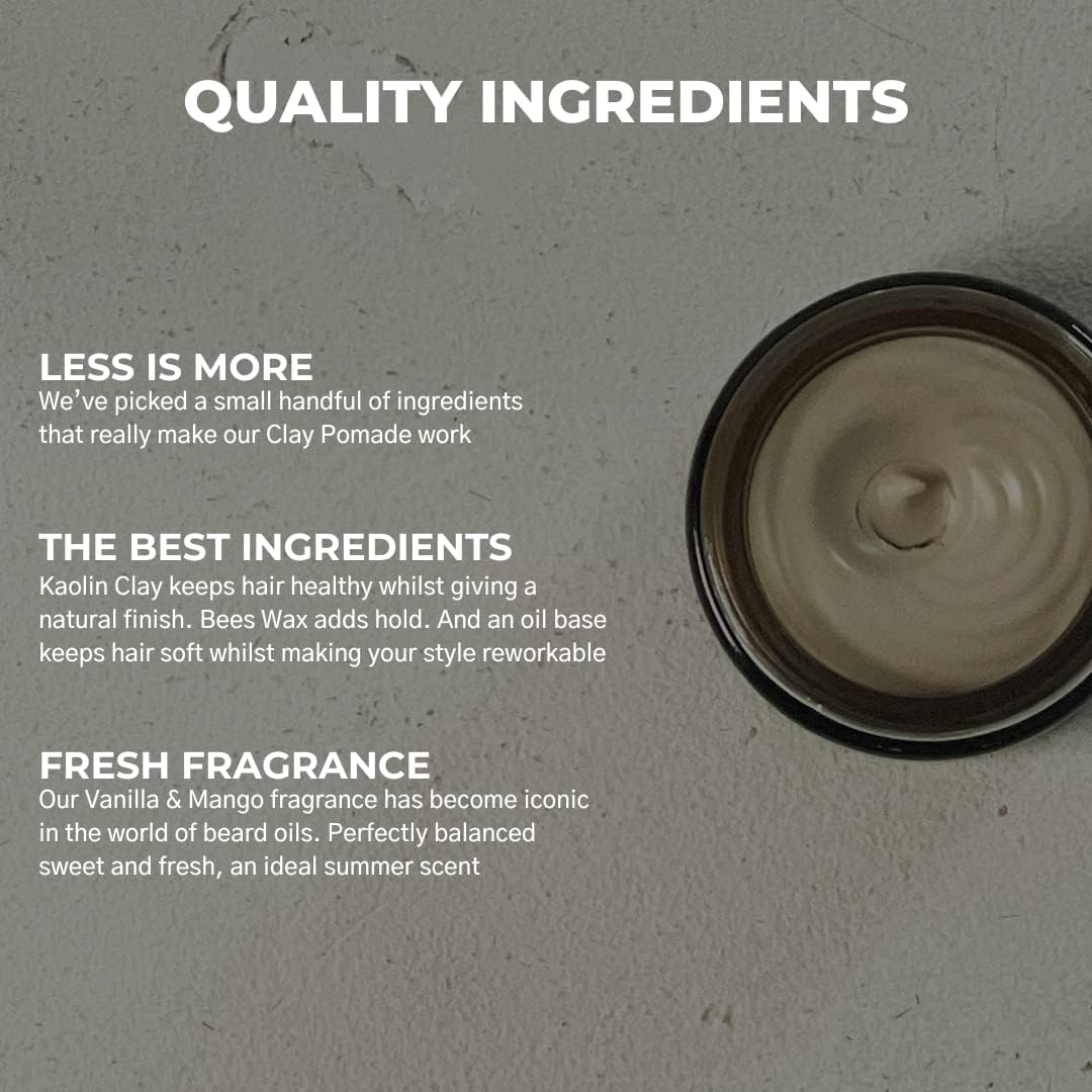 Apothecary 87 Clay Pomade | Premium Formulation | Natural Finish, Medium Hold, Heavy Weight | All Hair Types | Hair Clay | 50ml : Amazon.co.uk: Beauty