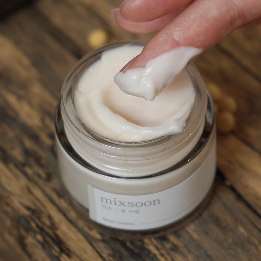 Mixsoon Bean Cream - Intensive Moisture Face Cream For Smooth, Nourished Skin, Pore & Sebum Care - Korean Skincare For Glass Skin - Non-Stick (1.69 Fl.Oz / 50Ml) : Beauty & Personal Care