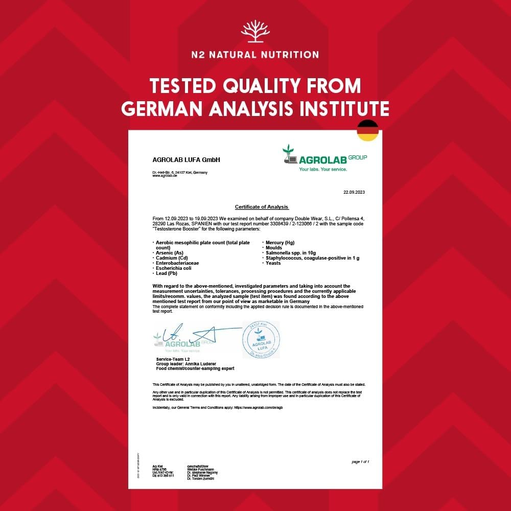 Maca, Vitamin B6, Ginseng, Zinc, L-Taurine, Black Pepper. 90 Plant-Based Capsules. VEGAN Certified. N2 Natural Nutrition : Amazon.co.uk: Health & Personal Care