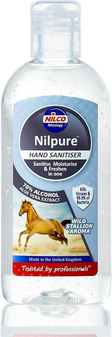 Nilco Nilpure Moisturising Fragranced Wild Stallion Scented Hospital Grade Hand Sanitiser - 100Ml