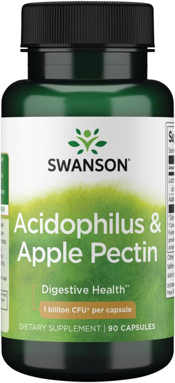 Swanson Acidophilus & Apple Pectin 90 Capsules