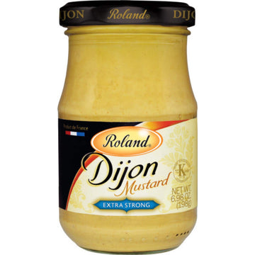Roland Foods Extra Strong Dijon Mustard, Specialty Imported Food, 12-Ounce Jar