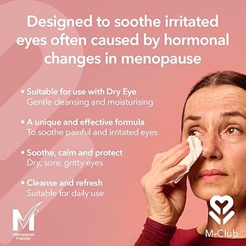 M-Club Tea Tree Eyelid Wipes - Biodegradable Eye Wipes - Suitable For Blepharitis, Dry Eyes, Mgd & Irritated Eyes - Individually Wrapped, Travel-Friendly, Ideal For Sensitive Eyes - 20 Pack