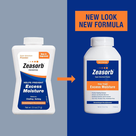 Zeasorb Excess Moisture 2.5 Oz (5 Pack)