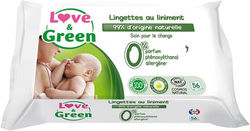 Love & Green Liniment Wipes 56 Wipes