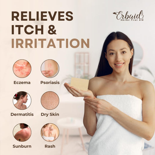 Oatmeal Soap – Natural Oatmeal & Honey Goat Milk Soap Bar – Face & Body Wash For Eczema, Psoriasis, Dry, Itchy, Sensitive Skin Relief – Unscented Wash Great For Kids, Babies – Handcrafted, Made In Usa