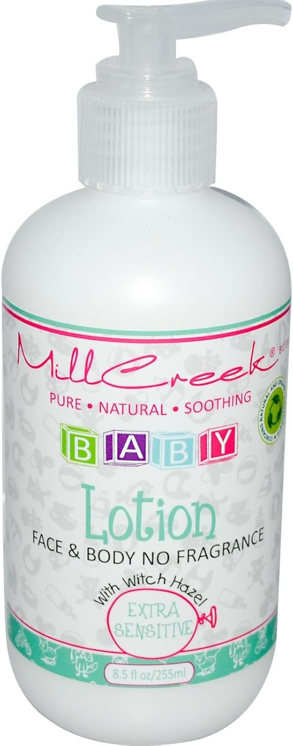 Mill Creek Baby Lotion With Witch Hazel, Fragrance Free - 8.5 Fl. Oz./ 255 Ml : Baby