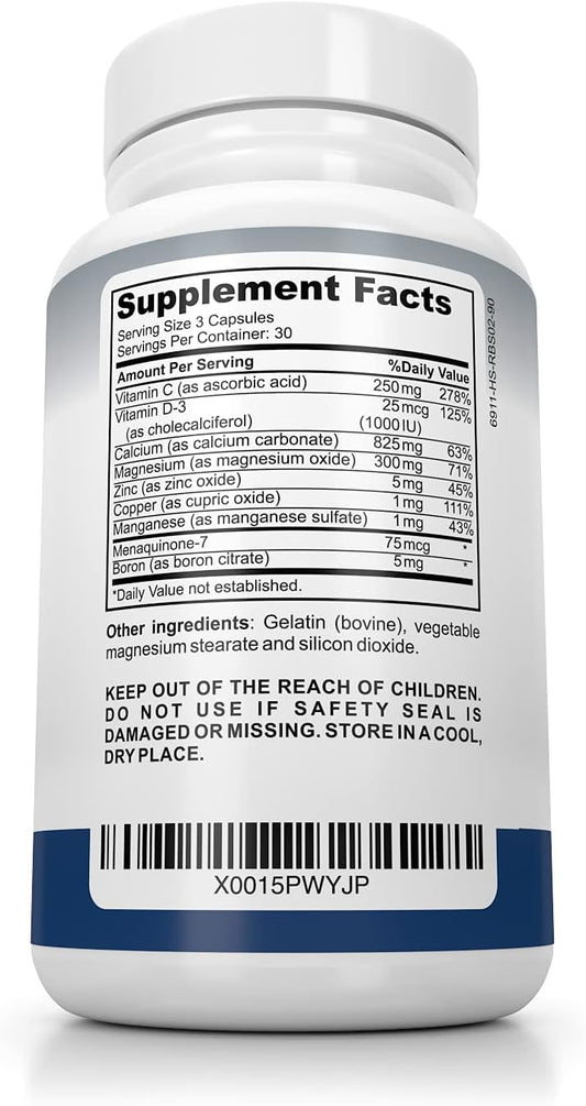 Bone Builder Joint Supplements For Women - Increased Bone Health Plus New Growth - Bone Strength Formula - Organic Bone Care For Max Raw Absorption Boost - Feel New Life & Alive