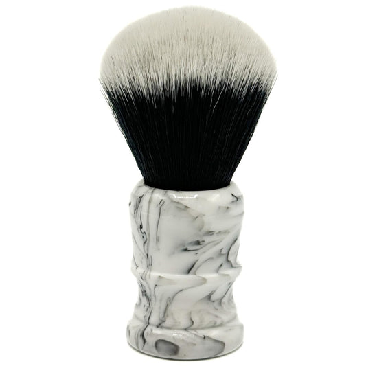 Parker Arctic Storm Ultra-Soft Synthetic Shaving Brush With Stand – 26 Mm Tuxedo Knot For Rich Lather And Luxurious Everyday Shaving
