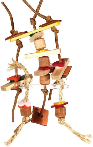 Zoo-Max Fun Loving Bird Toy With Paper Rope291