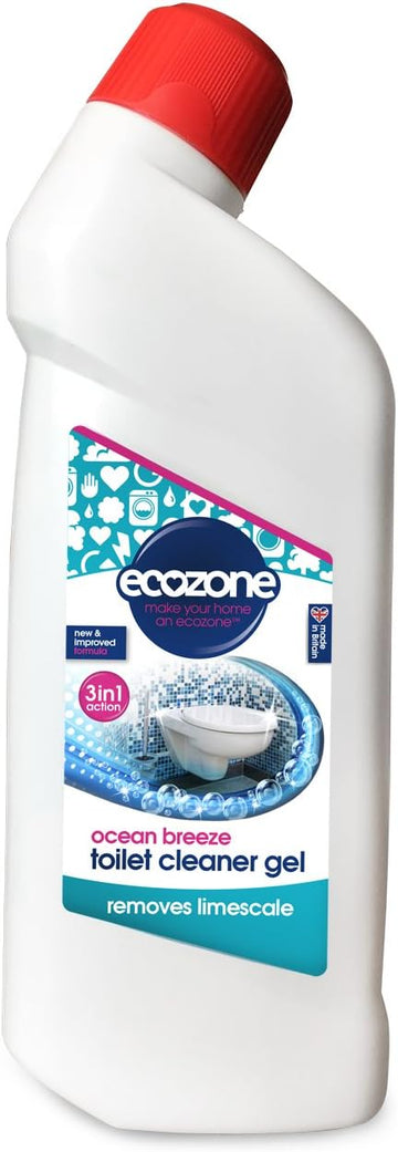 Ecozone 3 In 1 Toilet Cleaner Ocean Br 750Ml X 12 (Pack Of 12)