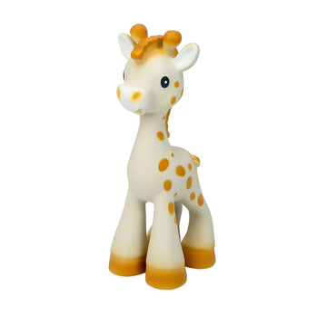 Nuby Penny The Unicorn Super Soft Teether Toy With Squeaker, 100% Natural Rubber