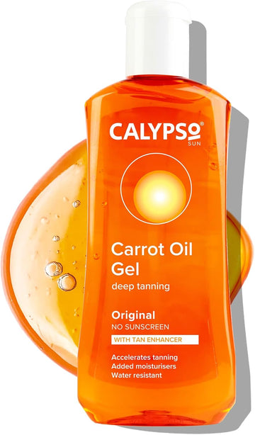 Calypso Carrot Oil Tan Extending Gel | Optimises Natural Tan | Added Moisturisers | 200Ml