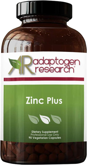Zinc Plus | 30 Mg Of Zinc Bis-Glycinate Chelate & Riboflavin, Vitamin B6, Molybdenum, Taurine, Malic Acid | Supports Immune Function | 90 Vegetarian Capsules