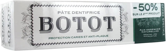Botot Toothpaste Mint Pine Eucalyptus 2 X 75Ml