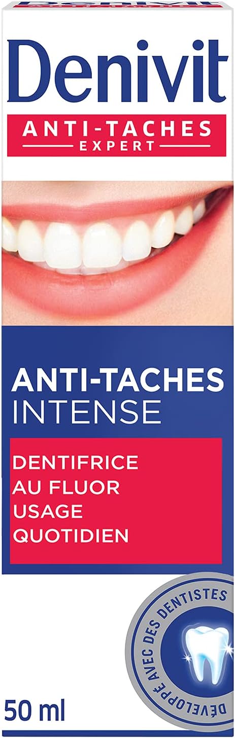 Denivit Dentifrice Anti Taches – 50 Ml – Lot De 2
