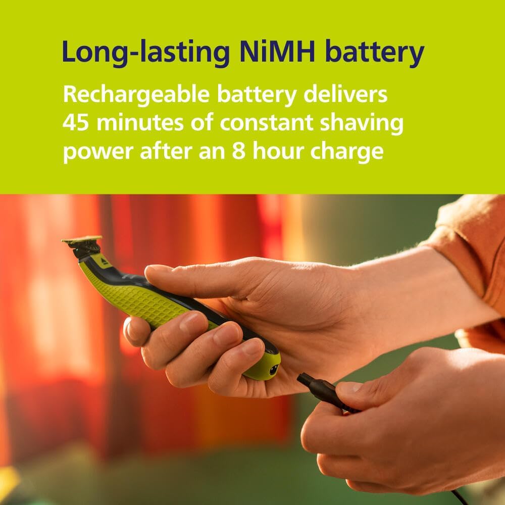 Philips Norelco Oneblade 360 Hybrid Face, Electric Beard Trimmer And Shaver, With 360 Blade Technology, 1X 360 Blade For Face, 5In1 Adjustable Comb, Model Qp2724/90 : Beauty & Personal Care