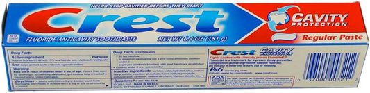 Crest Cavity Protection Toothpaste, Regular - 6.4 Oz