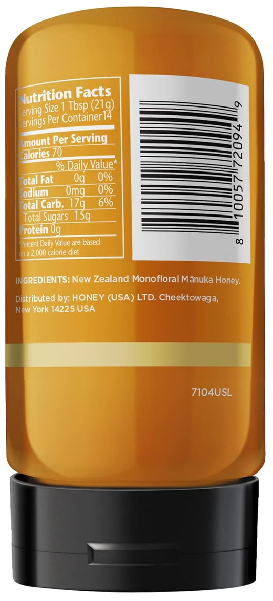 Manuka Doctor - Mgo 125+ Manuka Honey Monofloral, 100% Pure New Zealand Honey. Certified. Guaranteed. Raw. Non-Gmo (17.6 Oz)