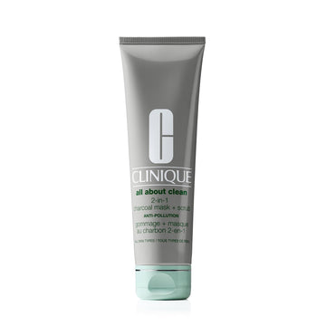 Clinique All About Clean 2-In-1 Charcoal Mask Scrub 3.4 Oz