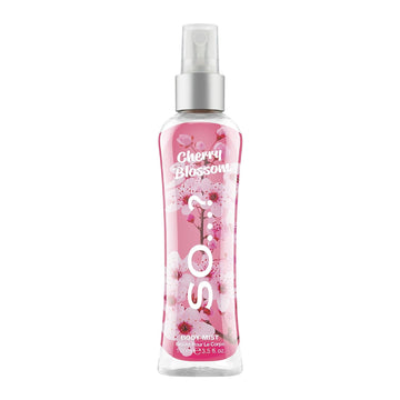 So... Cherry Blossom Body Mist Floral Perfume For Women - Peach, Rose, Cedarwood Notes - Body Spray - Gifts For Women - 3.5 Oz