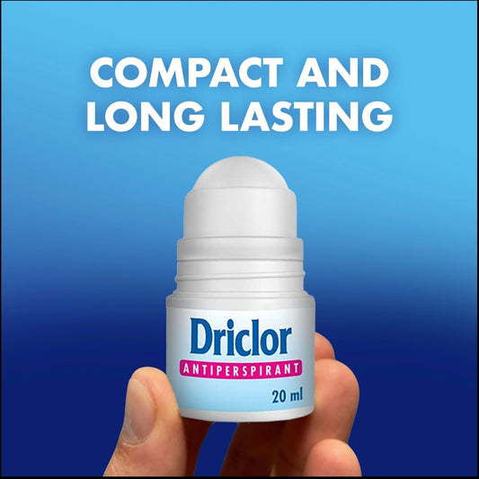 Driclorr Pack Of 2 Antiperspirant Roll On Applicator 20 Ml, Pack Of 2