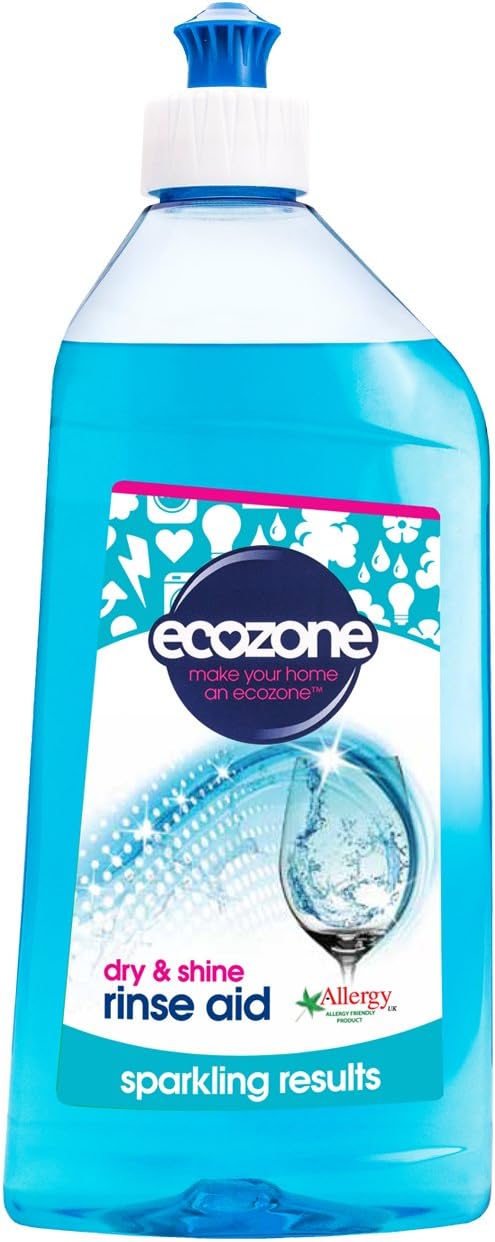 Ecozone Rinse Aid For Dishwashers (500Ml) - Pack Of 2