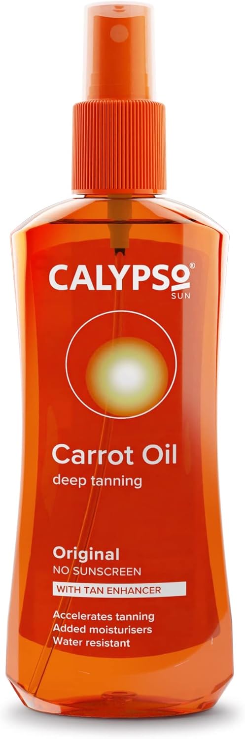 Calypso Original Carrot Oil | No Spf | Accelerates Tanning | No Self Tan | 200Ml