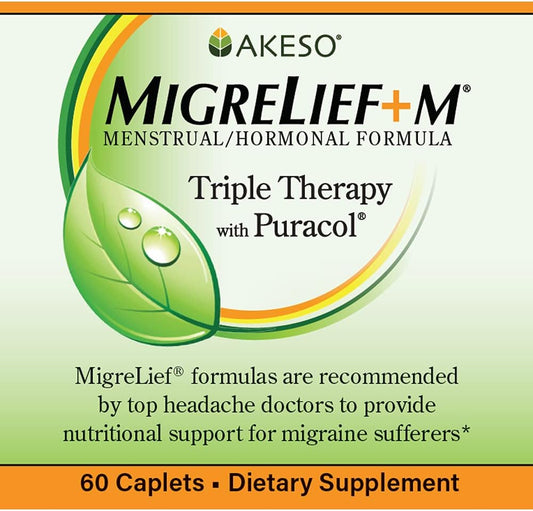 Migrelief+M - Nutritional Support For Women Suffering With Menstrual/H