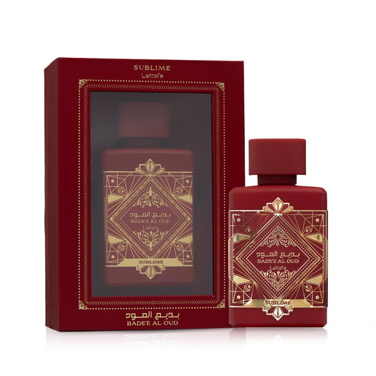 Lattafa Badee Al Oud Sublime For Unisex 3 Piece Set (3.4 Oz Eau De Parfum Spray + 1.7 Oz Hair Mist + 6.7 Oz Deodorant Spray)