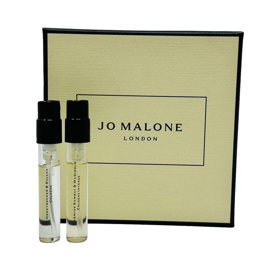 Jo Malone London Scent Pairing Duo Jasmine Sambac & Marigold + Honeysuckle & Davana Sample Vial 0.05Oz/ 1.5Ml Ea : Beauty & Personal Care