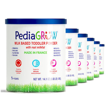 Toddler Nutritional Milk Powder, Made In France With Grass-Fed Milk, Dha & Iron, Natural Prebiotics For Growth & Immune Support, Non-Gmo, Gluten-Free, Toddler Nutritional Drink, Ages 1+ Years 6Pk