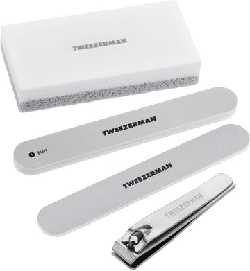 Tweezerman Essential Pedicure Kit, Silver