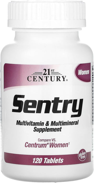 21St Century Sentry Women Multivitamin Tablets, 120 Count