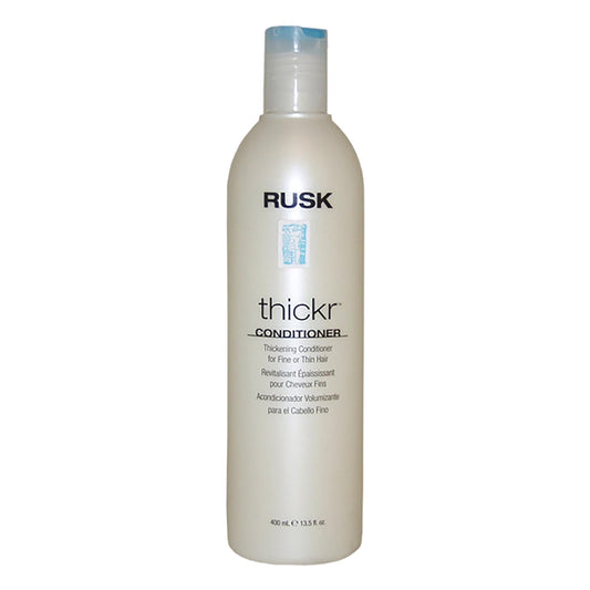 Rusk Designer Collection Thicker Thickening Conditioner For Fine Or Thin Hair, Daily-Use To Strengthen And Repair, Gives Full-Bodied Appearance, 33.8 Oz