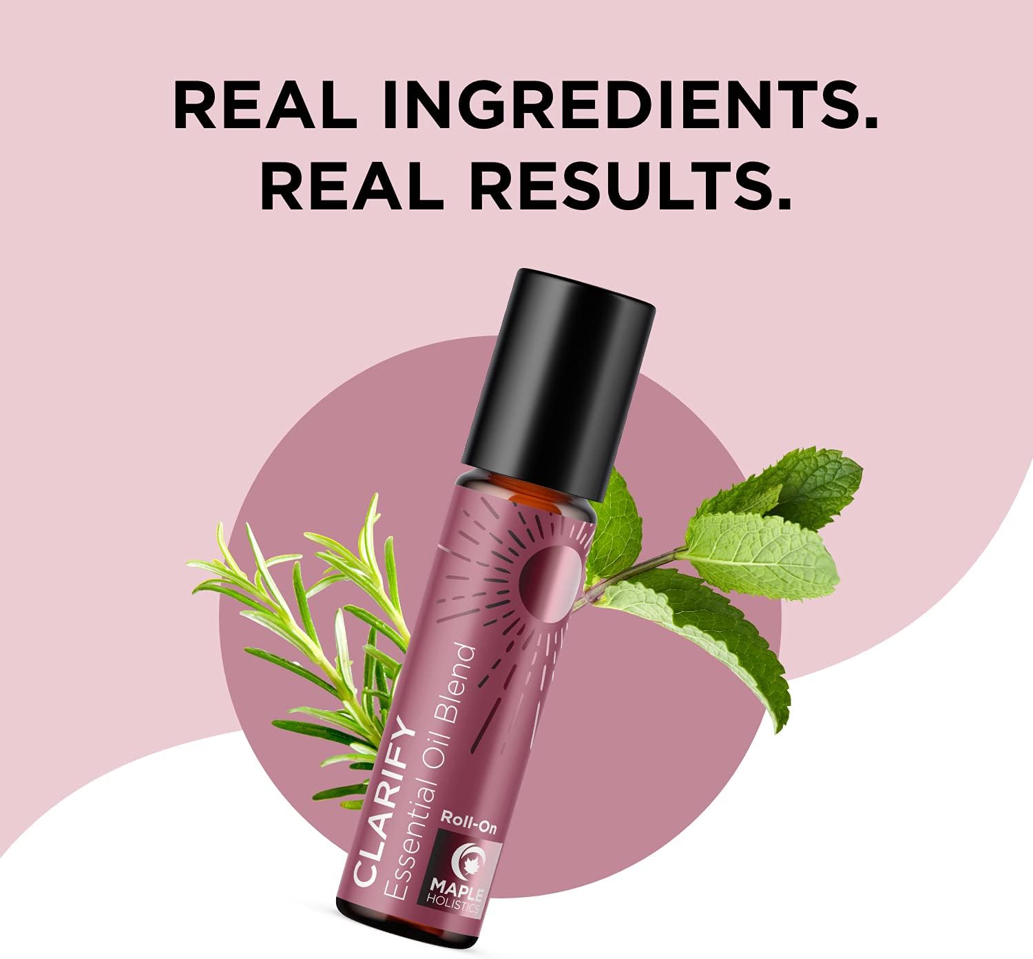 Headache Essential Oil Roll On - Clarify Essential Oil Blend Headache Roll On with Aromatherapy Oils - Peppermint Rosemary and Lavender Roll On Essential Oils for Skin Use Relaxation and Self Care : Health & Household