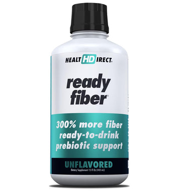 Health Direct - Prebiotic Liquid Fiber Supplement For Women, Men And Kids - Ready Fiber - 15 Fl Oz - Unflavored - Easier Than Fiber Gummies, Fiber Powders And Fiber Pills For Woman