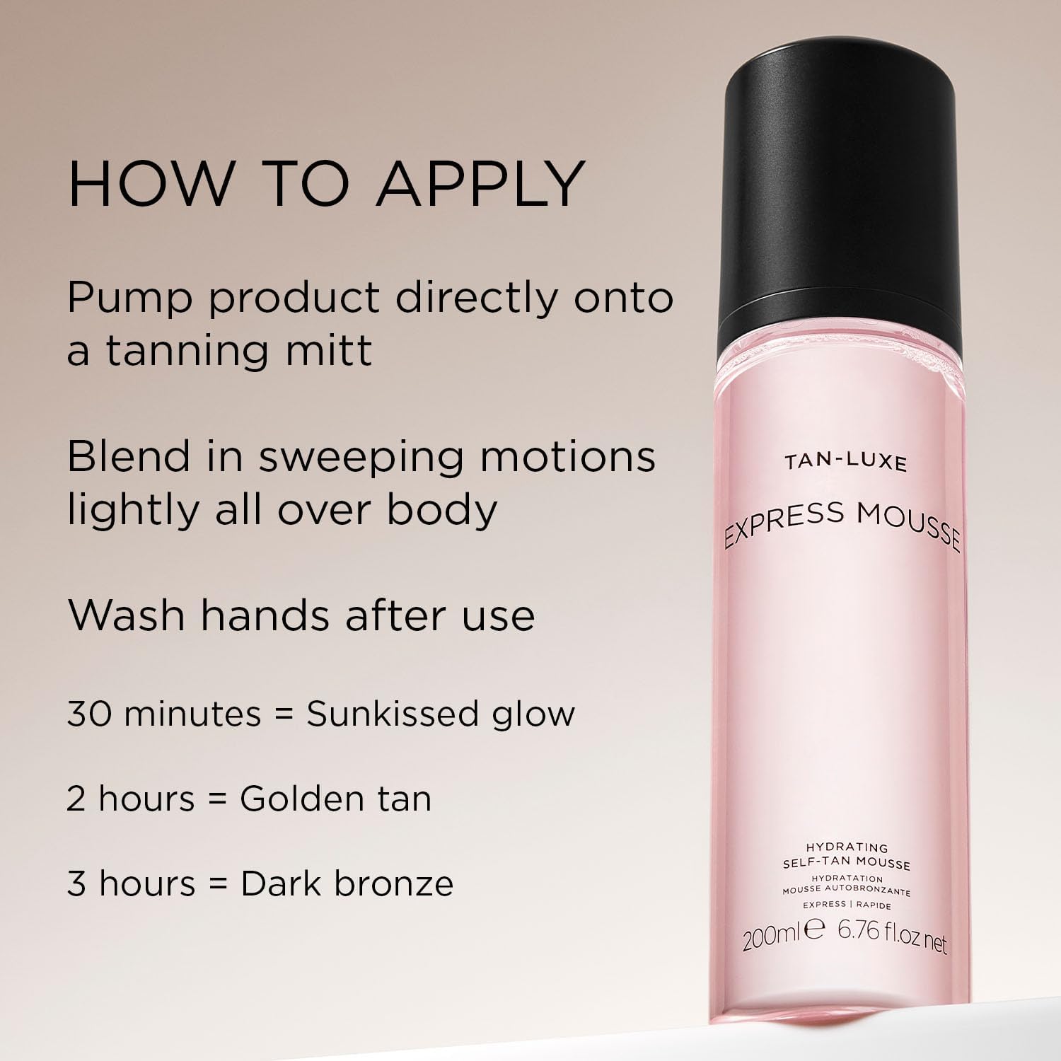 TAN-LUXE Express Self-Tanning Mousse 200ml : Amazon.co.uk: Beauty